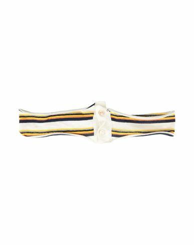 Marni Woman Belt White Cotton, Linen Cover