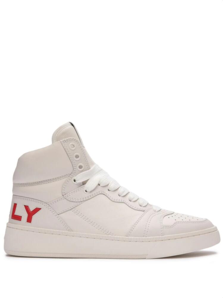 Bally high-top leather sneakers - White Cover