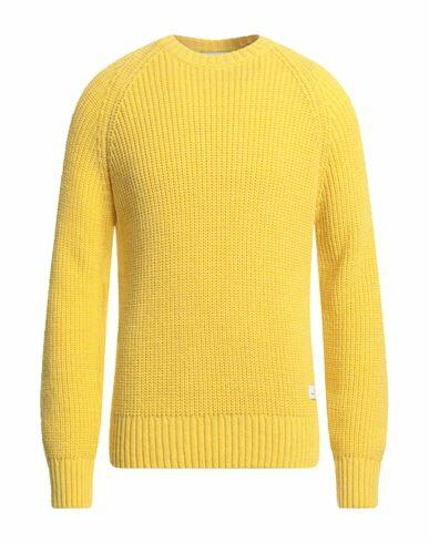 Manuel Ritz Man Sweater Yellow Acrylic, Wool, Viscose, Alpaca wool Cover