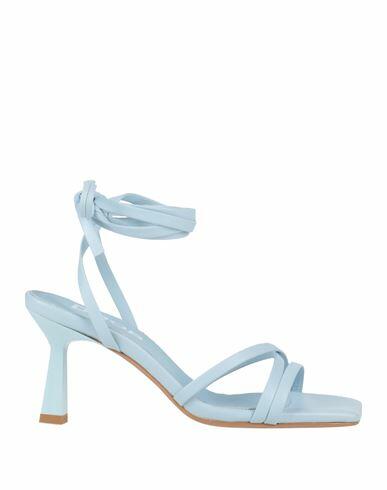 Doop Woman Sandals Sky blue Leather Cover