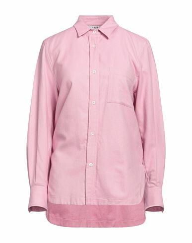 Caliban Woman Shirt Pink Cotton Cover