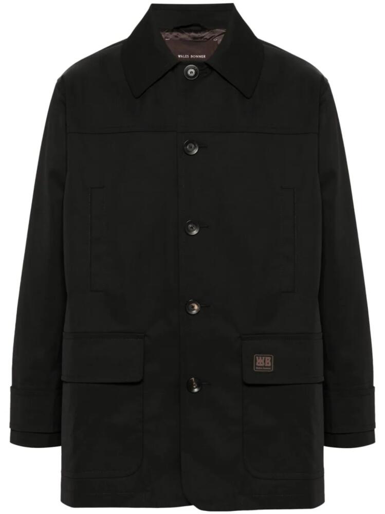 Wales Bonner March coat - Black Cover