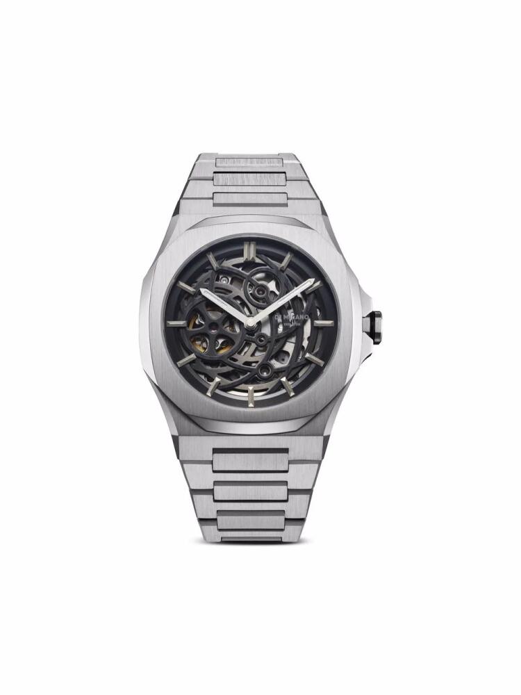 D1 Milano Skeleton Bracelet 41.5mm - Silver Cover