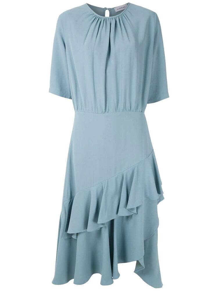 Olympiah Luyne ruffled midi dress - Blue Cover