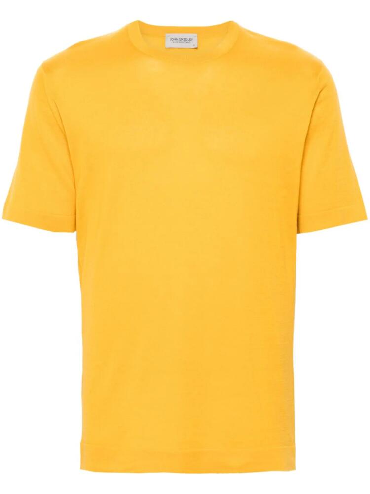 John Smedley Lorca knitted T-shirt - Yellow Cover