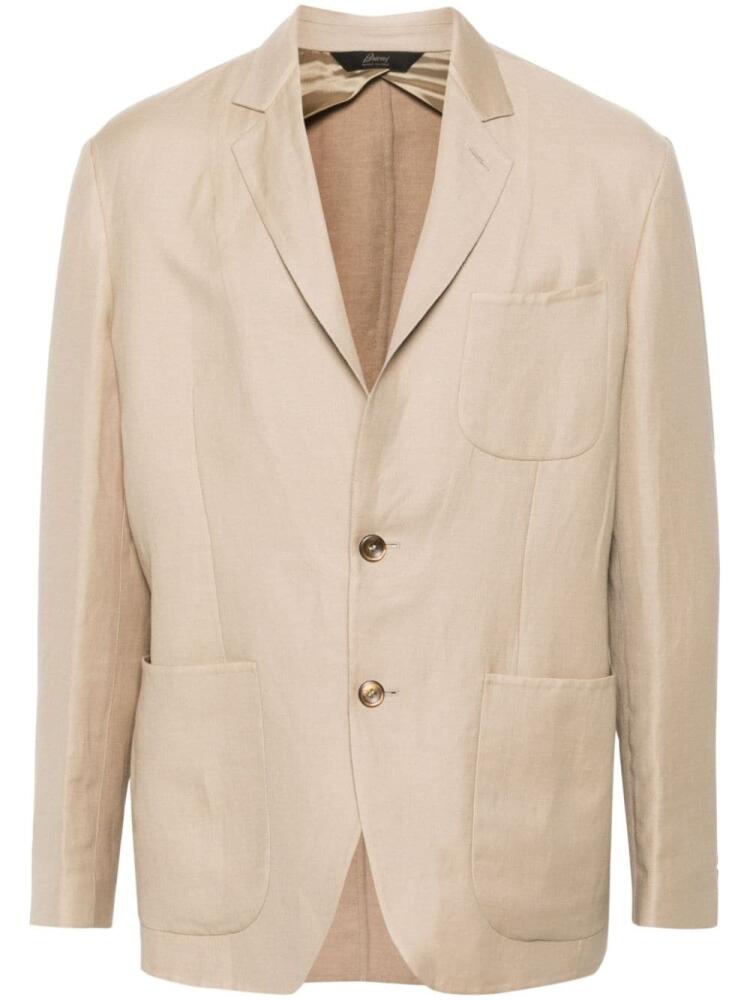 Brioni single-breasted blazer - Neutrals Cover