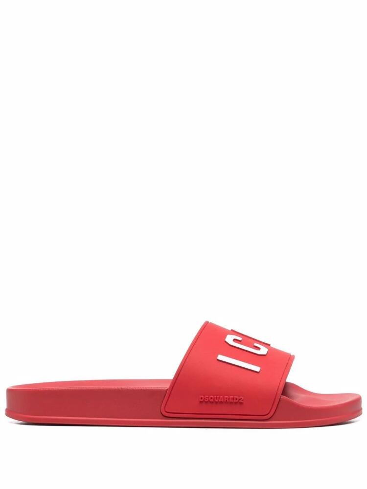 DSQUARED2 logo-embossed sliders Cover