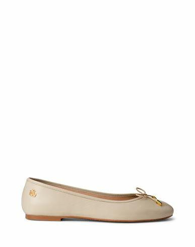 Lauren Ralph Lauren Jayna Nappa Leather Flat Woman Ballet flats Sand Leather Cover