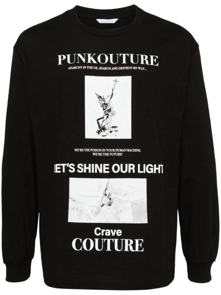 JUNTAE KIM Punkcouture T-shirt - Black Cover