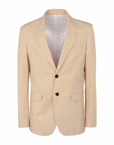 8 By Yoox Man Blazer Beige Cotton, Elastane Cover