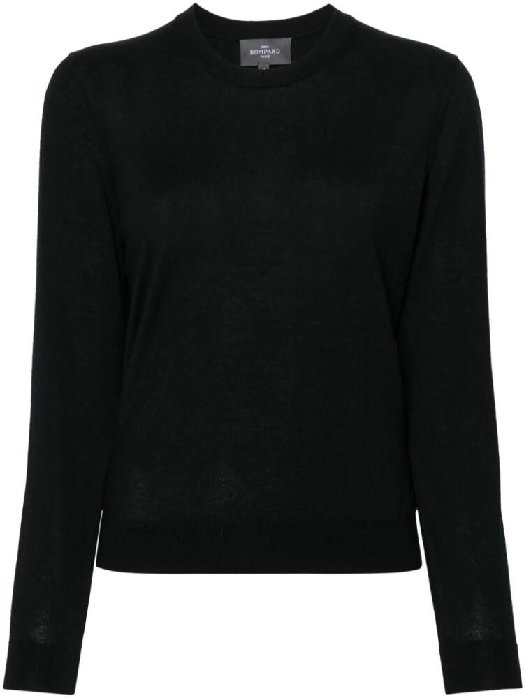 Eric Bompard fine-knit crew-neck sweater - Black Cover