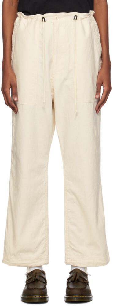 NEEDLES Off-White String Fatigue Trousers Cover