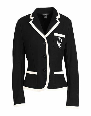 Lauren Ralph Lauren Woman Blazer Black Cotton, Elastane Cover