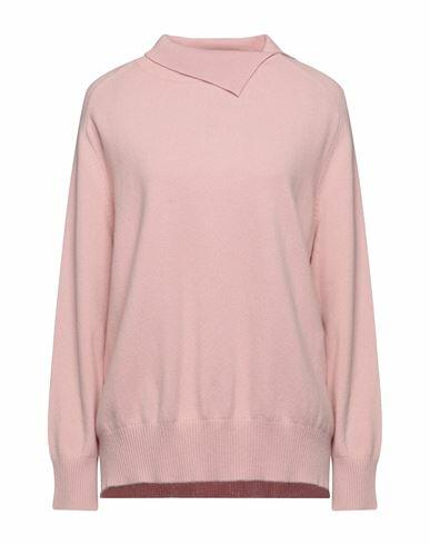 Malo Woman Sweater Pink Merino Wool, Cashmere Cover