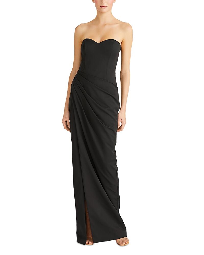 Ml Monique Lhuillier Talia Pleated Gown Cover