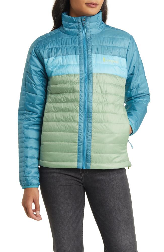 Cotopaxi Capa Packable Water Repellent Jacket in Drizzle Aspen Cover