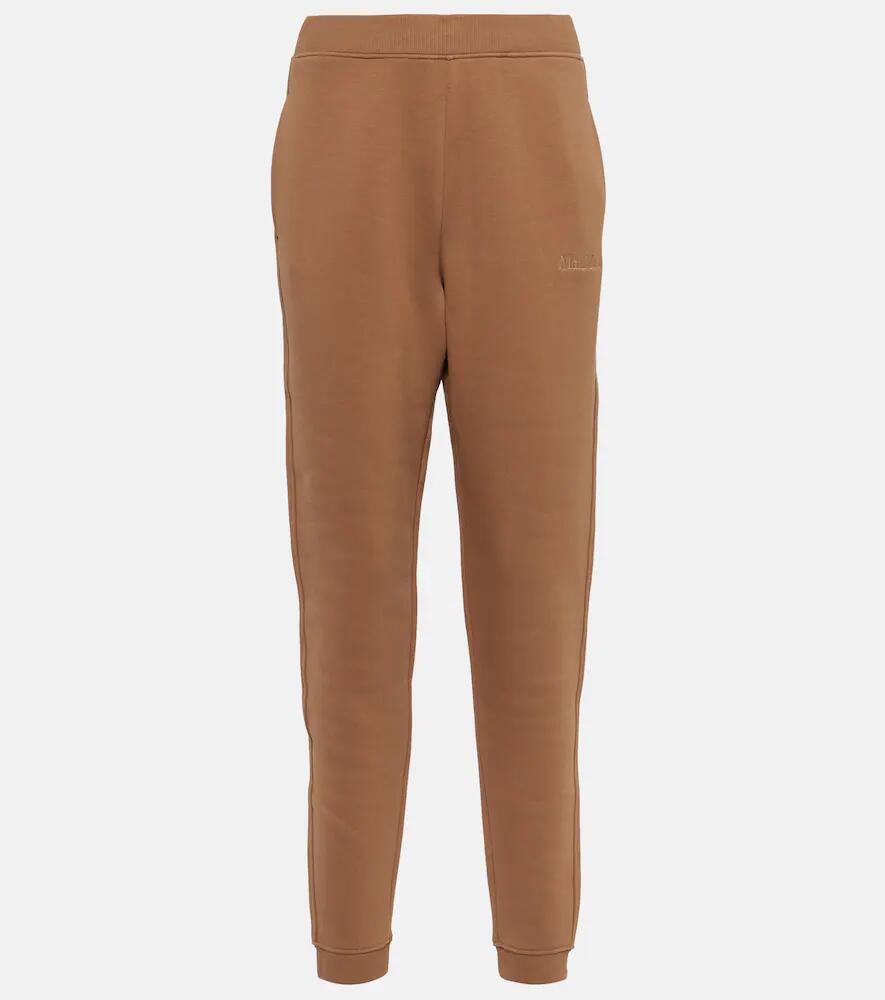 'S Max Mara Tamaro cotton-blend jersey sweatpants Cover