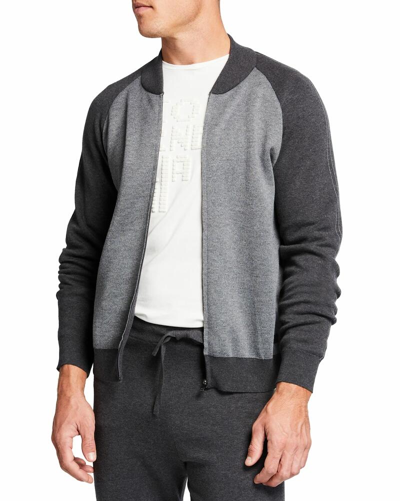 Corneliani Men's Colorblock Track Suit Jacket Cover