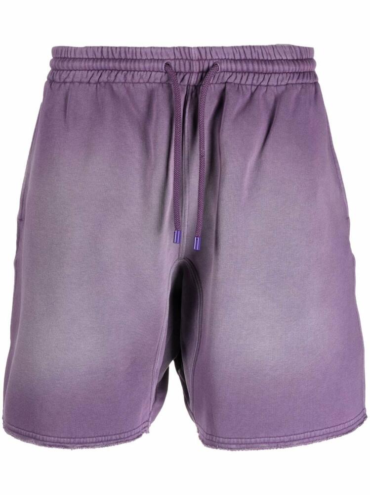 LOEWE washed-effect track shorts - Purple Cover