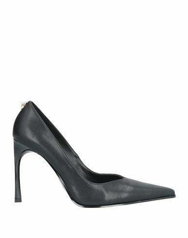 Versace Jeans Couture Woman Pumps Black Leather Cover