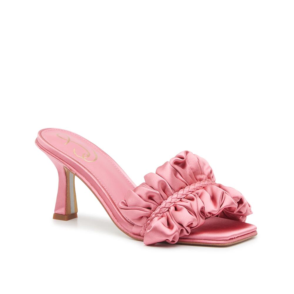 Sam Edelman Kady Sandal | Women's | Carmine Rose Pink Satin Cover