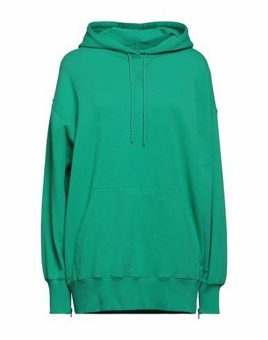 Dorothee Schumacher Woman Sweatshirt Green Cotton Cover