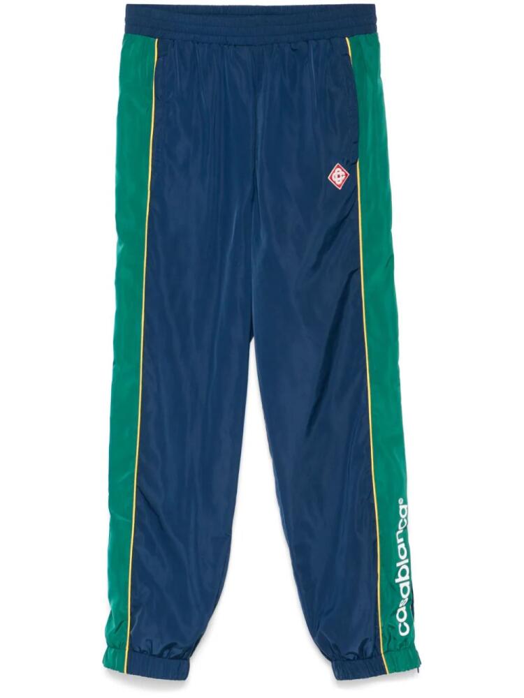 Casablanca embroidered sweatpants - Blue Cover