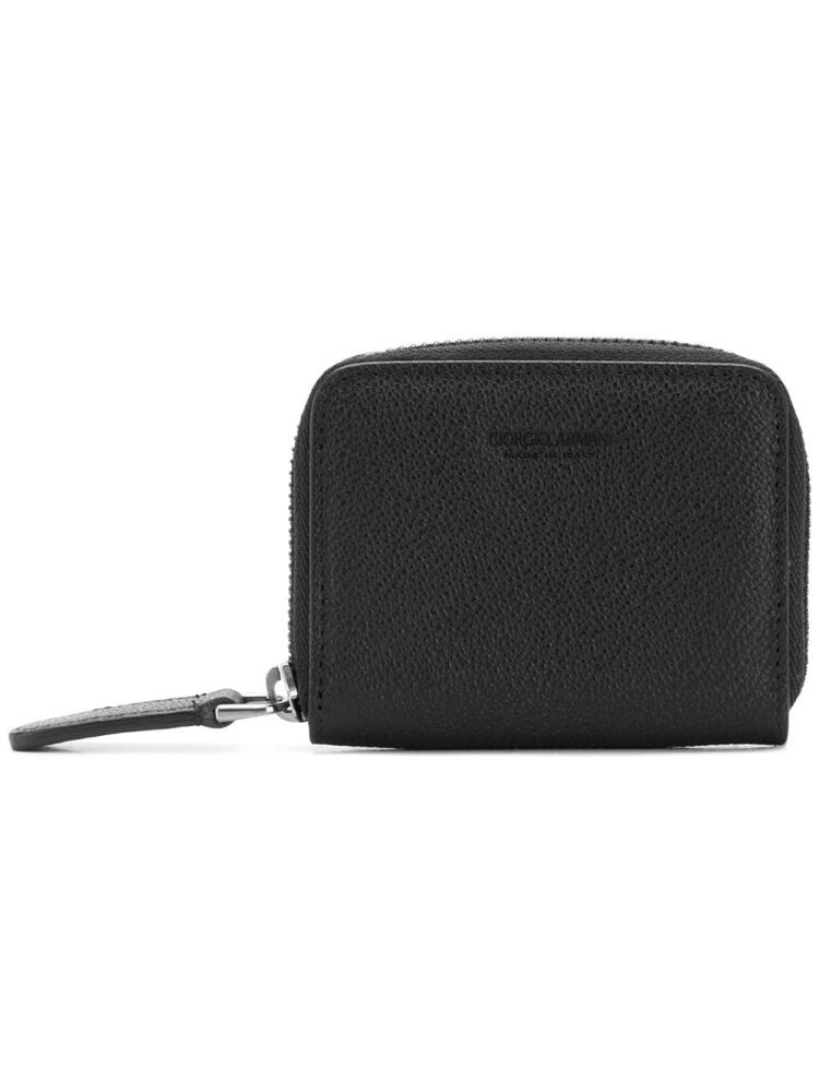 Giorgio Armani zip-around coin purse - Black Cover