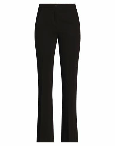 Sfizio Woman Pants Dark brown Polyester Cover