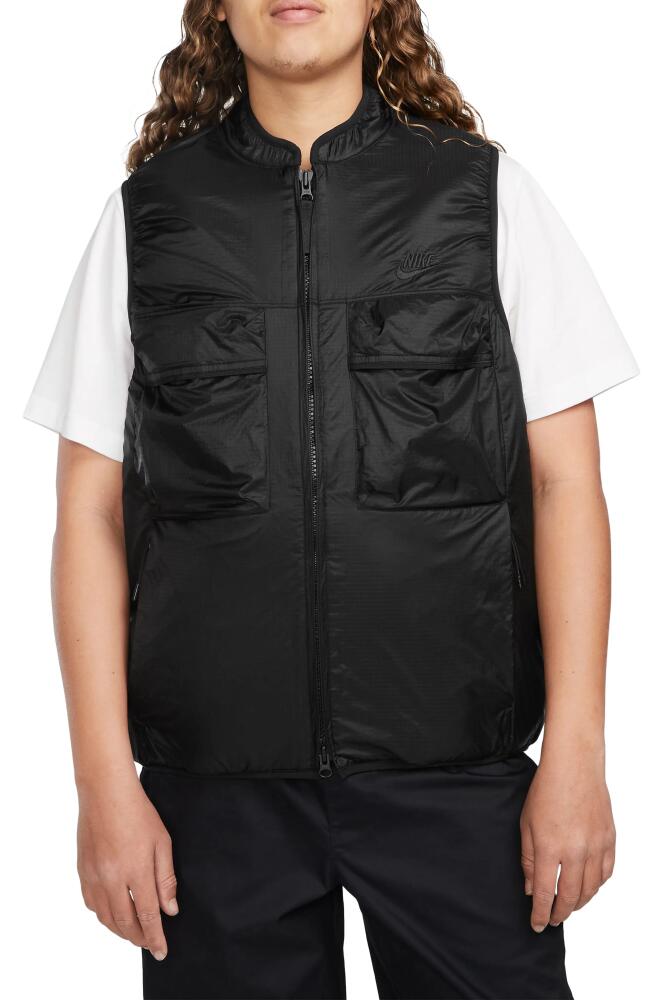 Nike Tech Fleece Water Repellent Utility Vest in Black/Black Cover