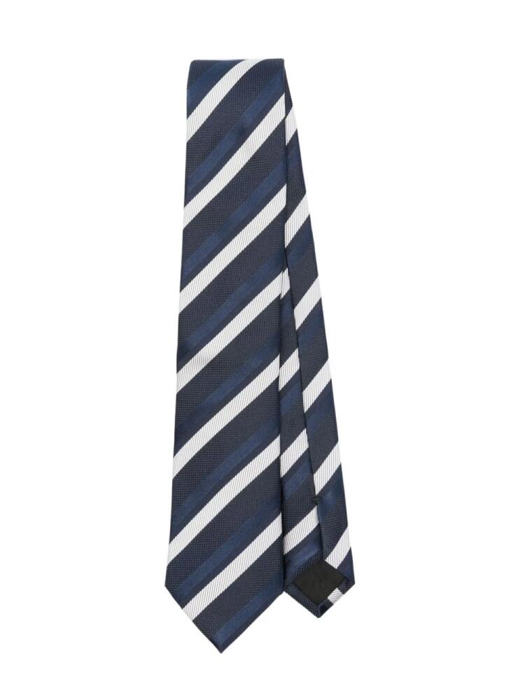 BOSS striped tie - Blue Cover