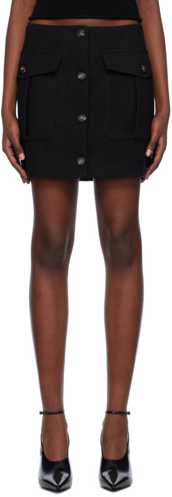 Sportmax Black Derna Miniskirt Cover