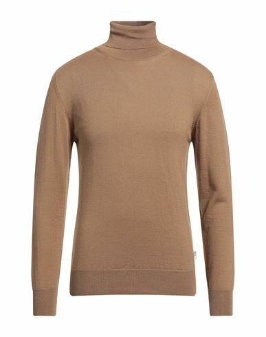 Takeshy Kurosawa Man Turtleneck Camel Wool, Acrylic Cover