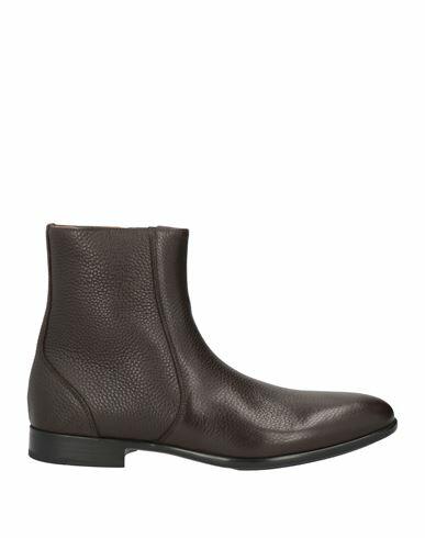 Doucal's Man Ankle boots Dark brown Soft Leather Cover