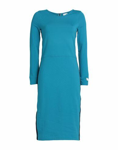 Noumeno Concept Woman Midi dress Deep jade Cotton, Elastane Cover