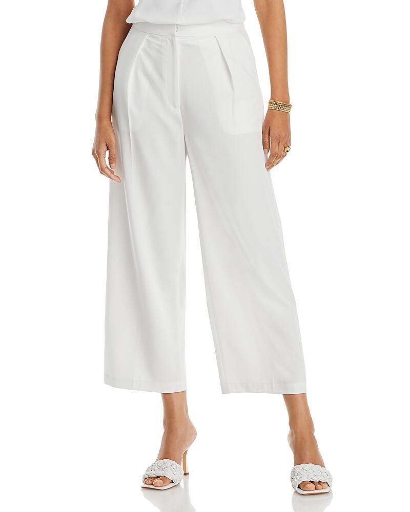 Misook Woven Wide Leg Pants Cover