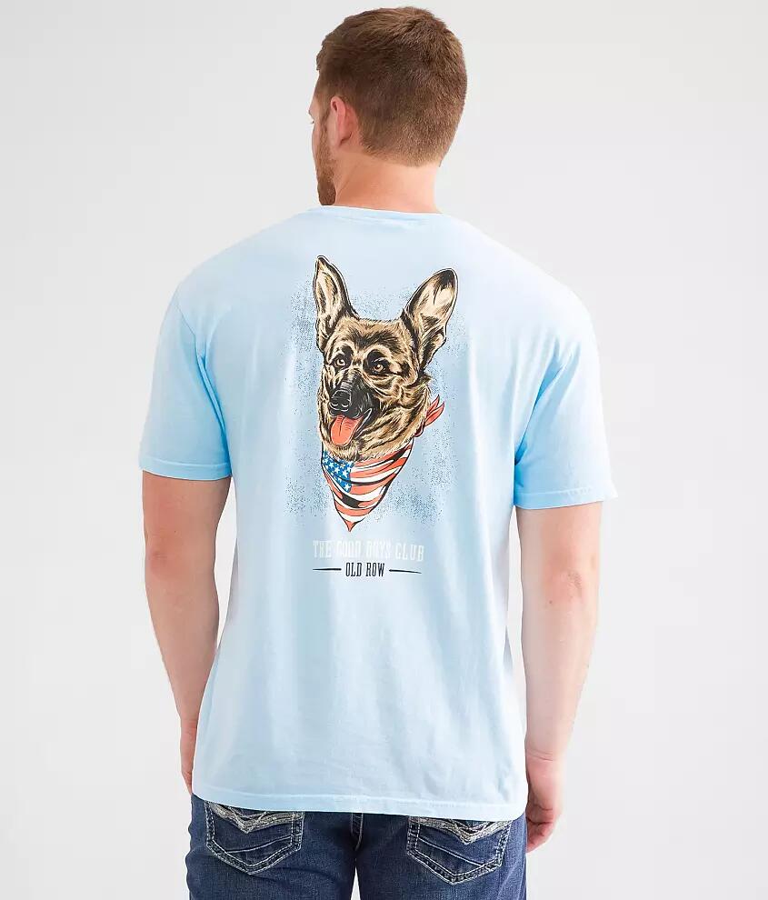 Old Row Good Boys Club German Shepherd T-Shirt Cover