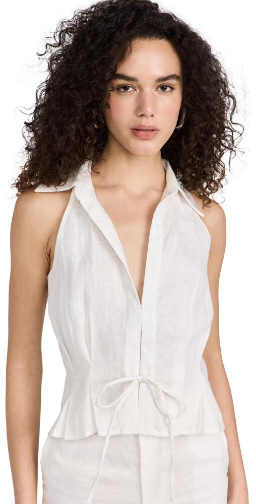 HEVRON Sloan Vest White Cover