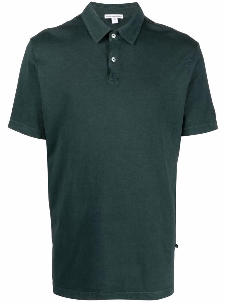 James Perse revised cotton polo shirt - Green Cover