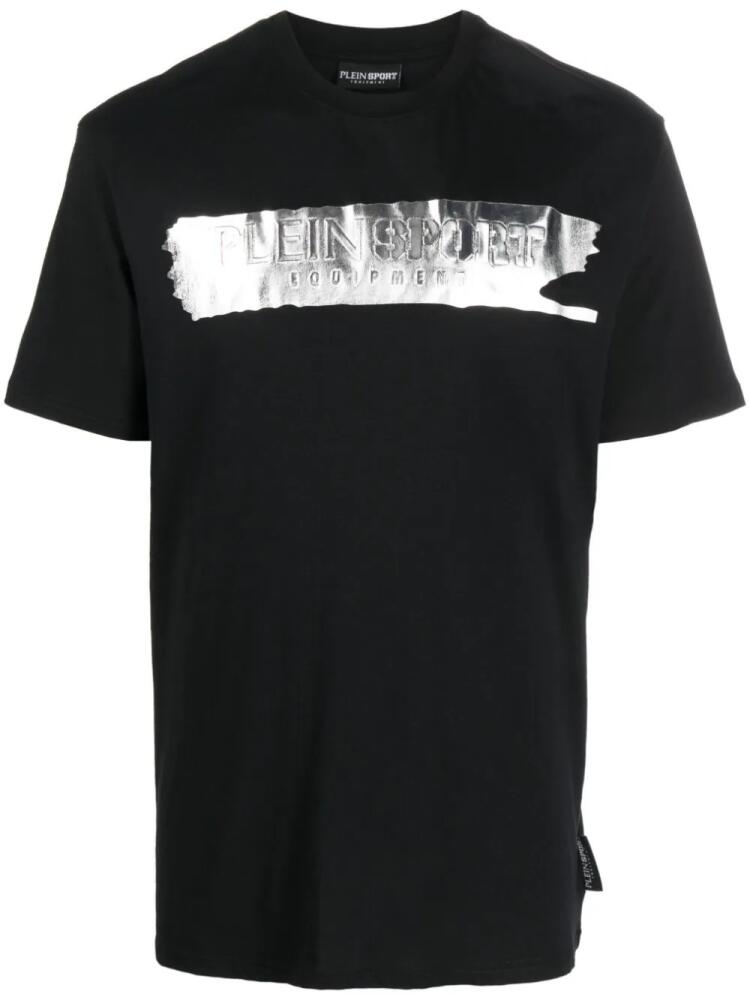 Plein Sport SS Silver Brush cotton T-shirt - Black Cover