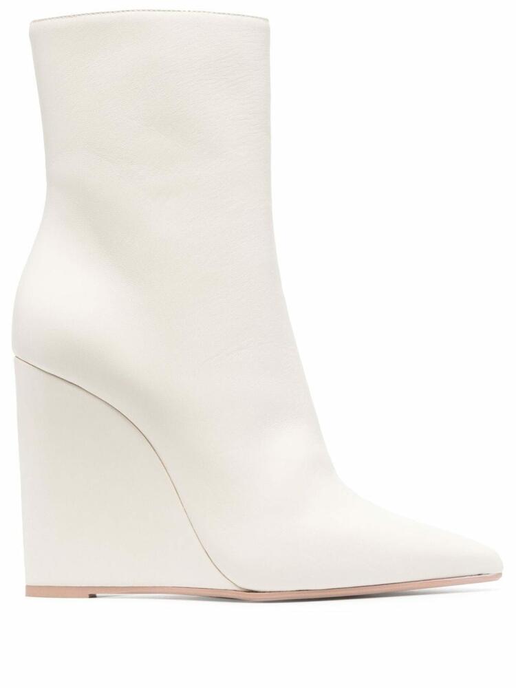 Le Silla 125mm Kira wedge boots - Neutrals Cover