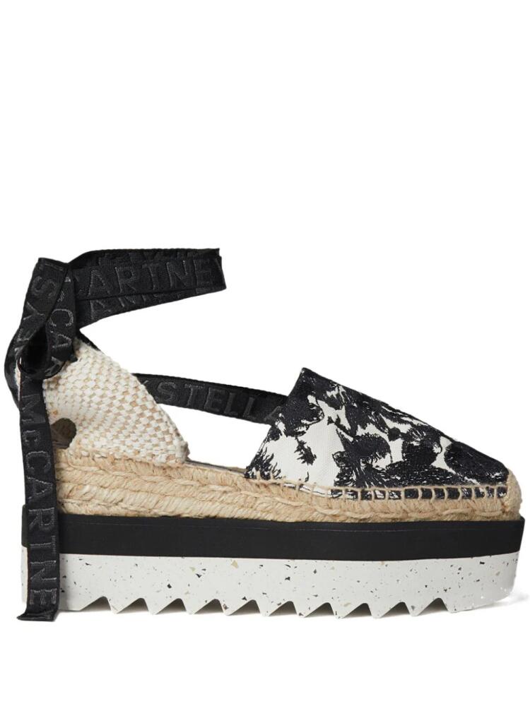 Stella McCartney Gaia Moth platform espadrilles - Black Cover