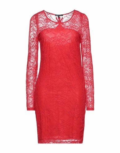 Patrizia Pepe Sera Woman Mini dress Red Polyamide, Elastane, Cotton Cover