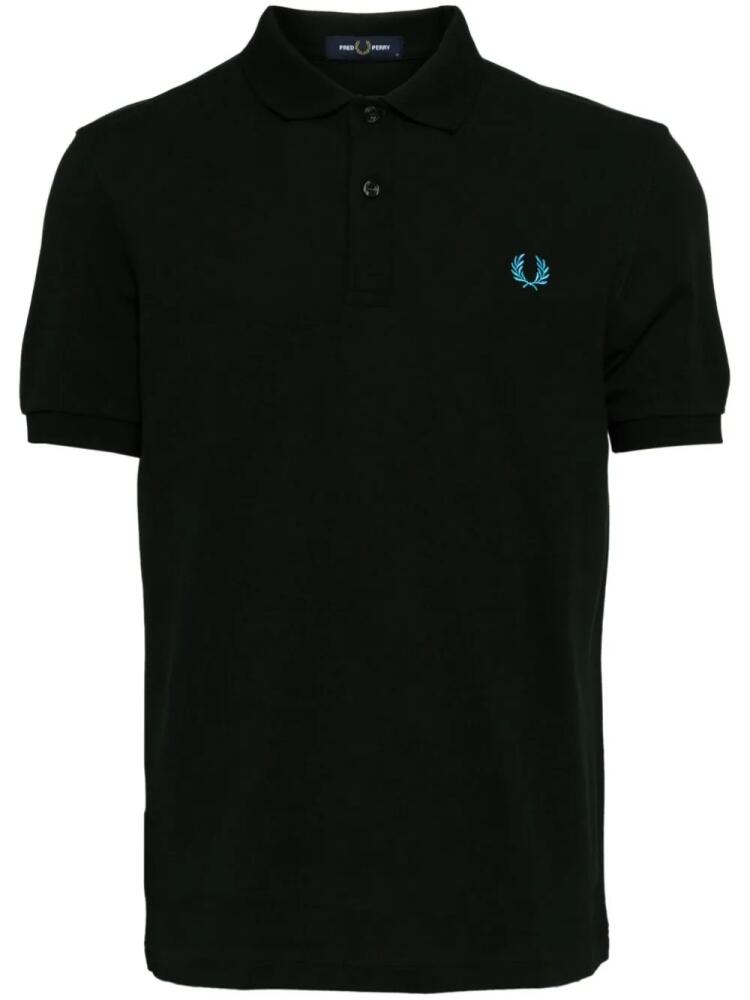 Fred Perry logo-embroidered cotton polo shirt - Green Cover