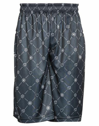 Marni Man Shorts & Bermuda Shorts Midnight blue Polyester Cover