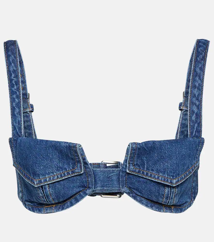 Dion Lee Pocket denim bra top Cover