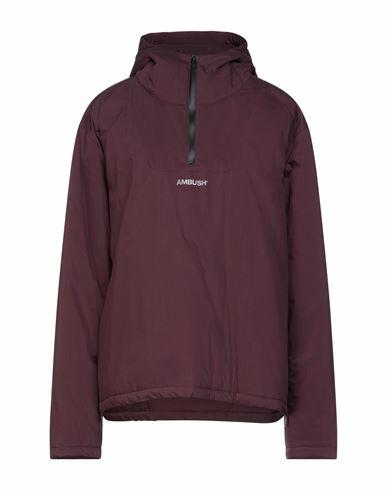 Ambush Woman Jacket Deep purple Cotton, Polyester Cover