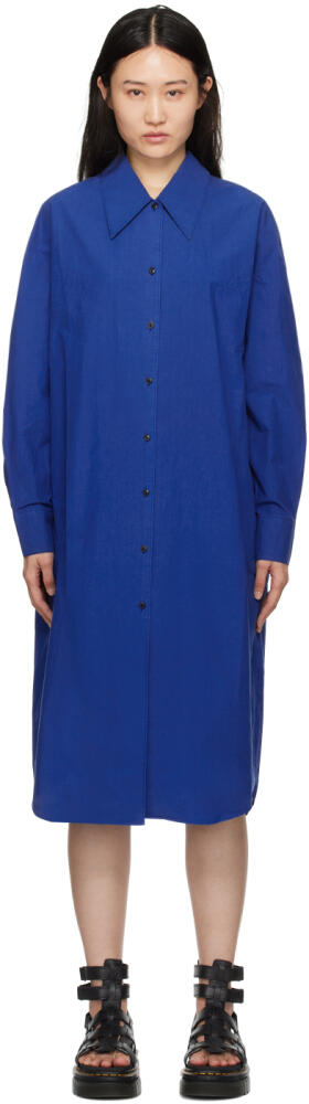 YMC Blue Judy Midi Dress Cover