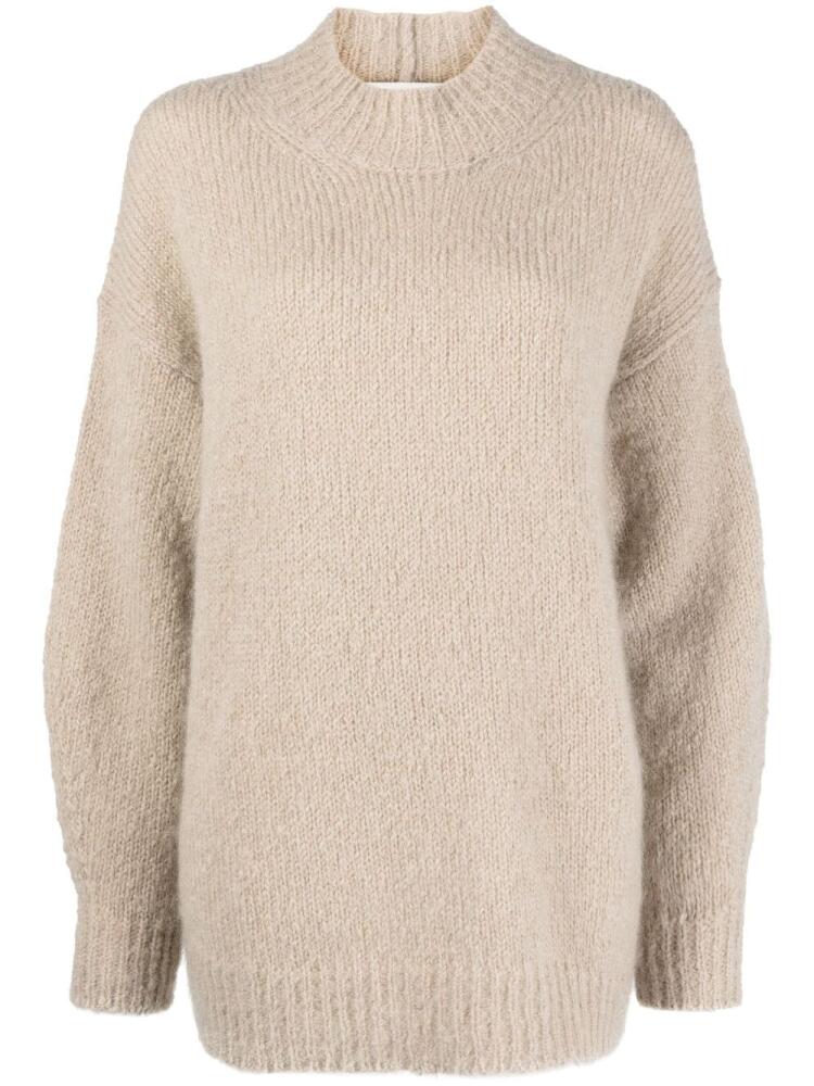 ISABEL MARANT Idol mohair-blend jumper - Neutrals Cover