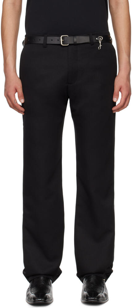 Martine Rose Black Bumster Tailored Trousers Cover